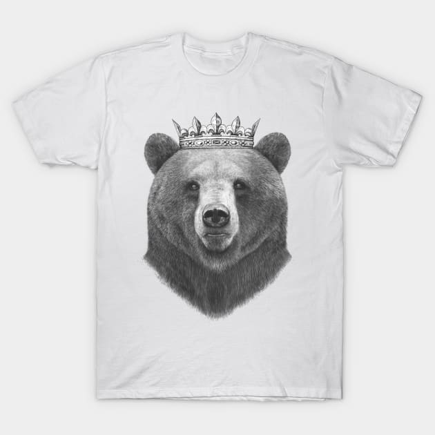 King bear T-Shirt by kodamorkovkart